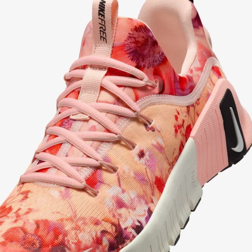 Nike Free Metcon 6 AMP IB6902-600 Women's 7.5 Coral Floral Workout Shoes LIQ1611